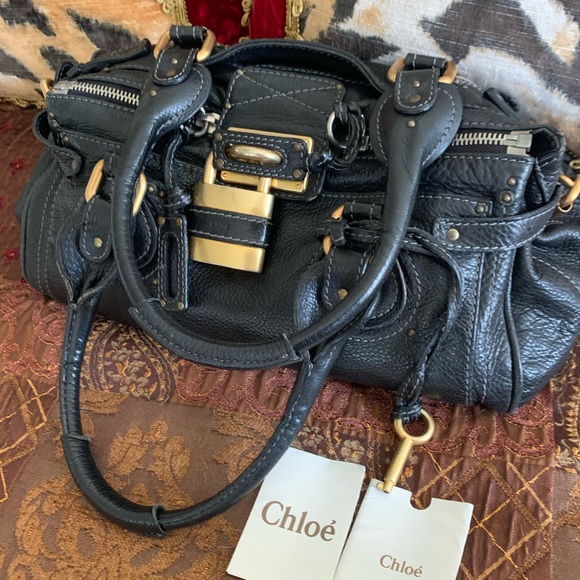 Authentic Chloe black leather bag - Picture 10 of 16